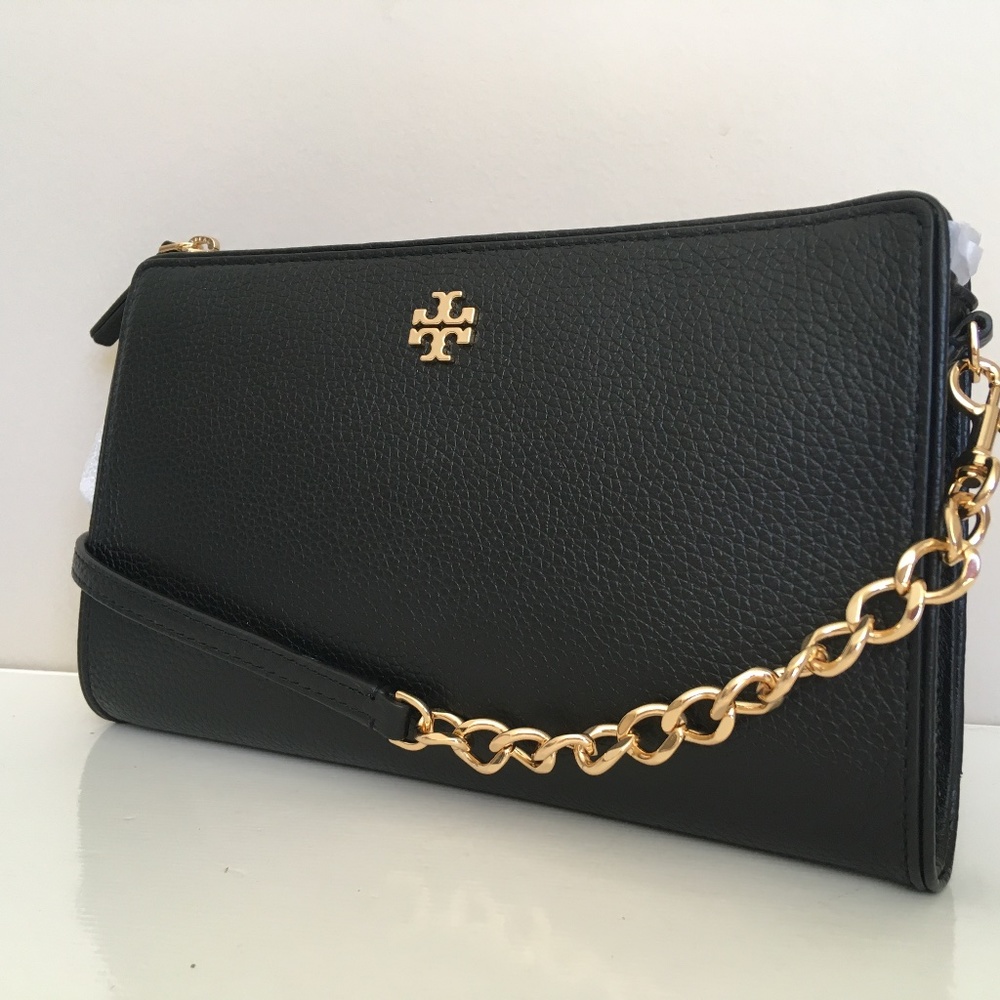 Tory Burch NWT CARTER SLIM CROSSBODY / Black